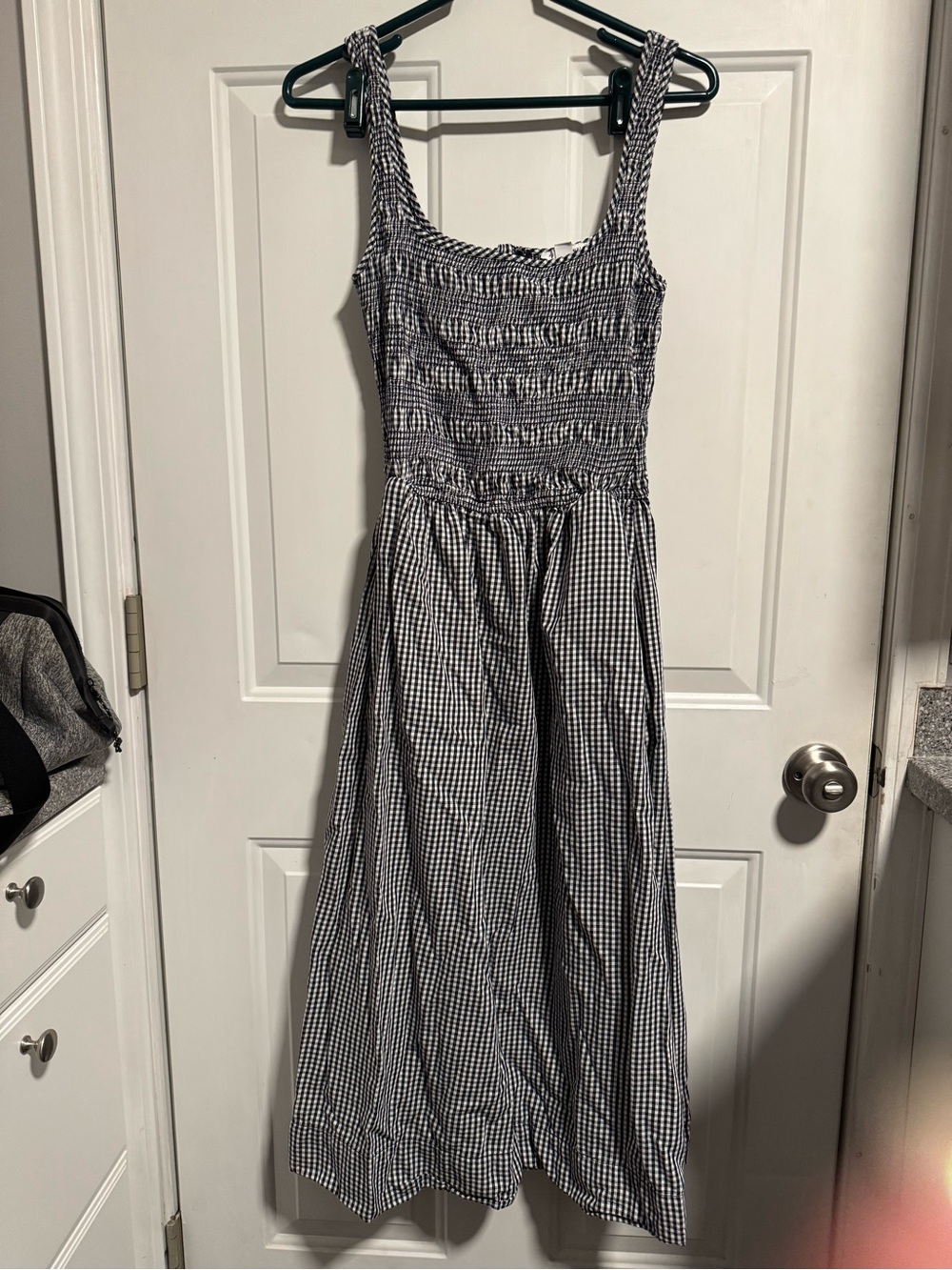 Blue and White Gingham Sundress